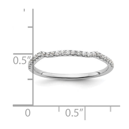 14K Weißgold Ring mit im Labor gezüchteten Diamanten VS/SI+ G+