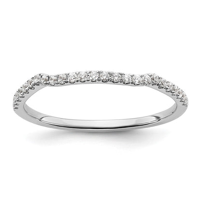 14K Weißgold Ring mit im Labor gezüchteten Diamanten VS/SI+ G+