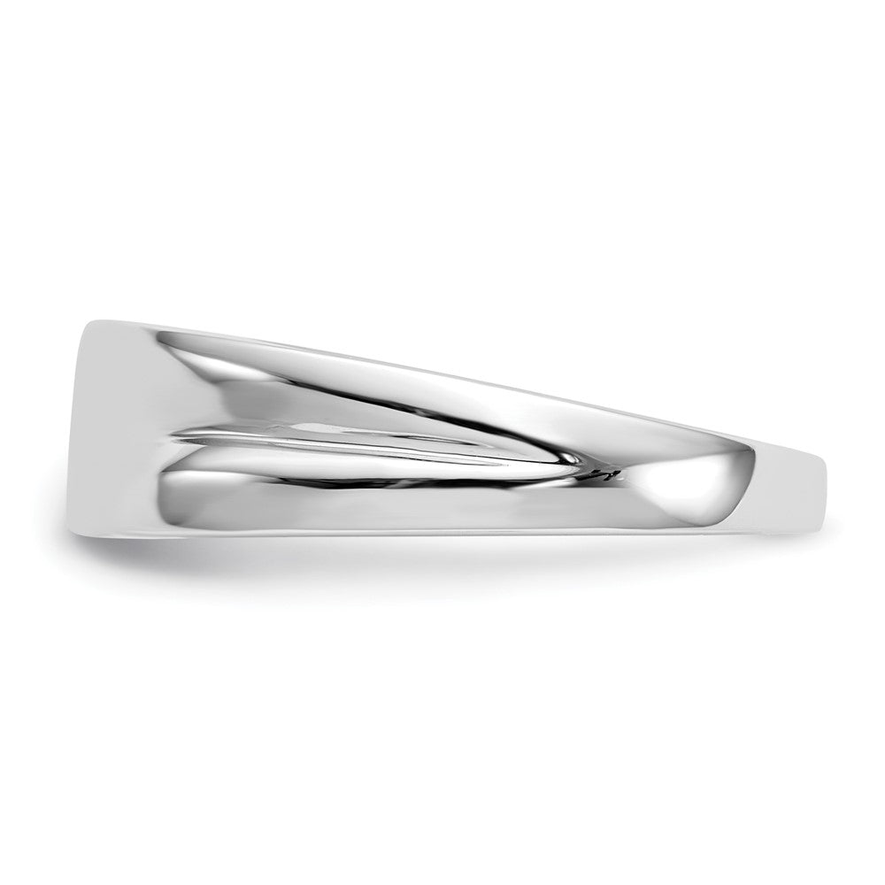 14K Weißgold Diamant Herren Ring