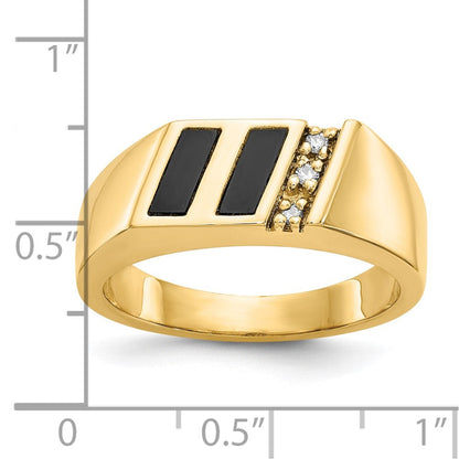 10K Gelbgold 10K Aa Diamant Ring