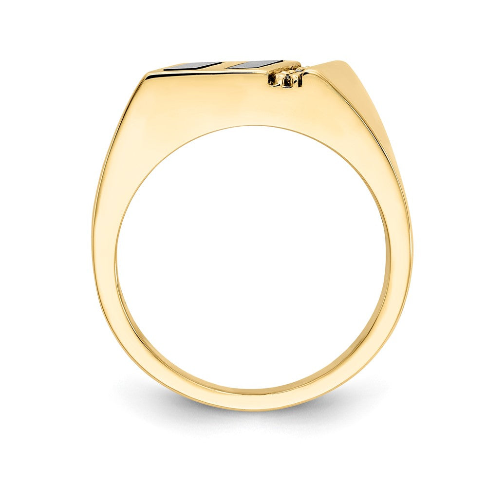 14K Gelbgold VS Diamant Ring