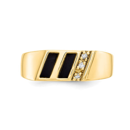 14K Gelbgold VS Diamant Ring