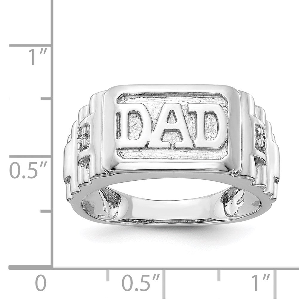 14K Weißgold Aa Diamant Herren Ring