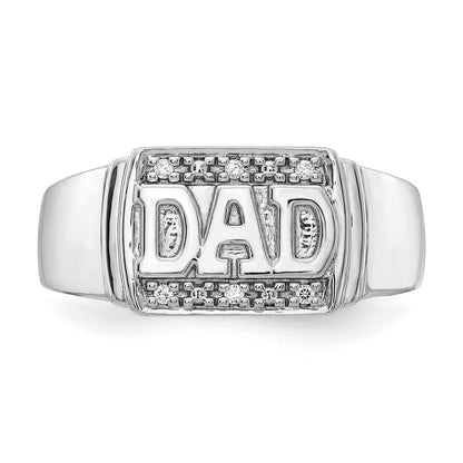 14K Weißgold Aa Diamant Herren Ring