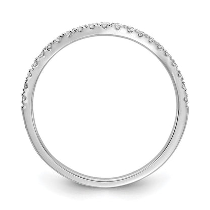 14K Weißgold Diamant Ehering