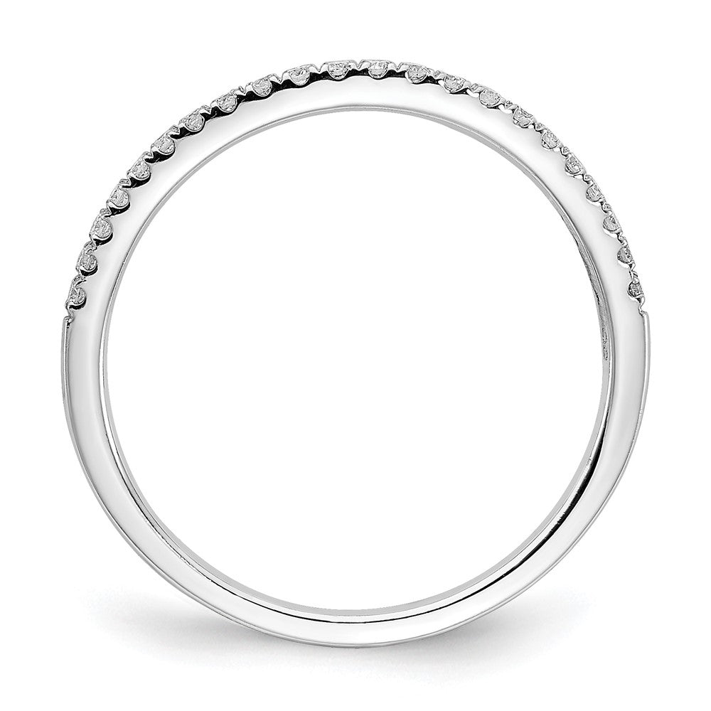 14K Weißgold Ehering mit 0,17 ct. laborgezüchteten Diamanten, VS/SI+ G+