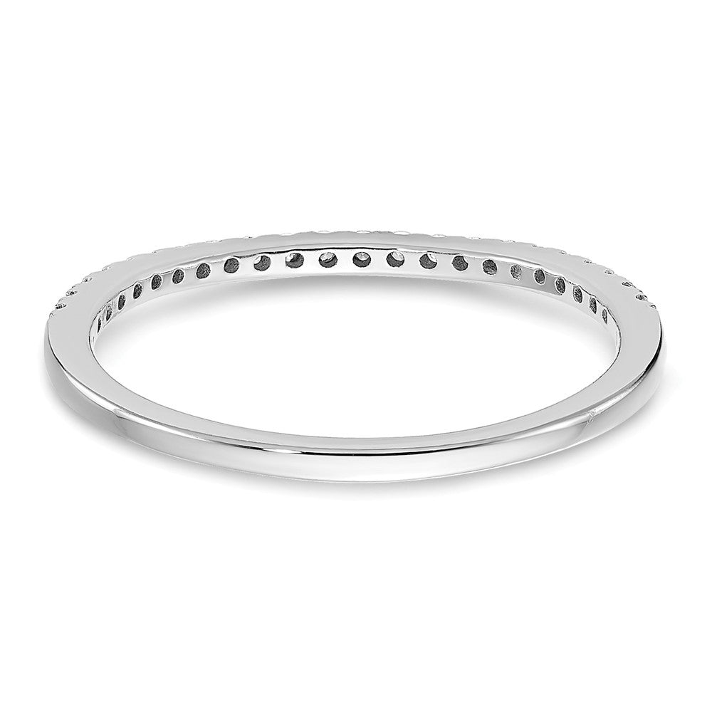 14K Weißgold Ehering mit 0,17 ct. laborgezüchteten Diamanten, VS/SI+ G+