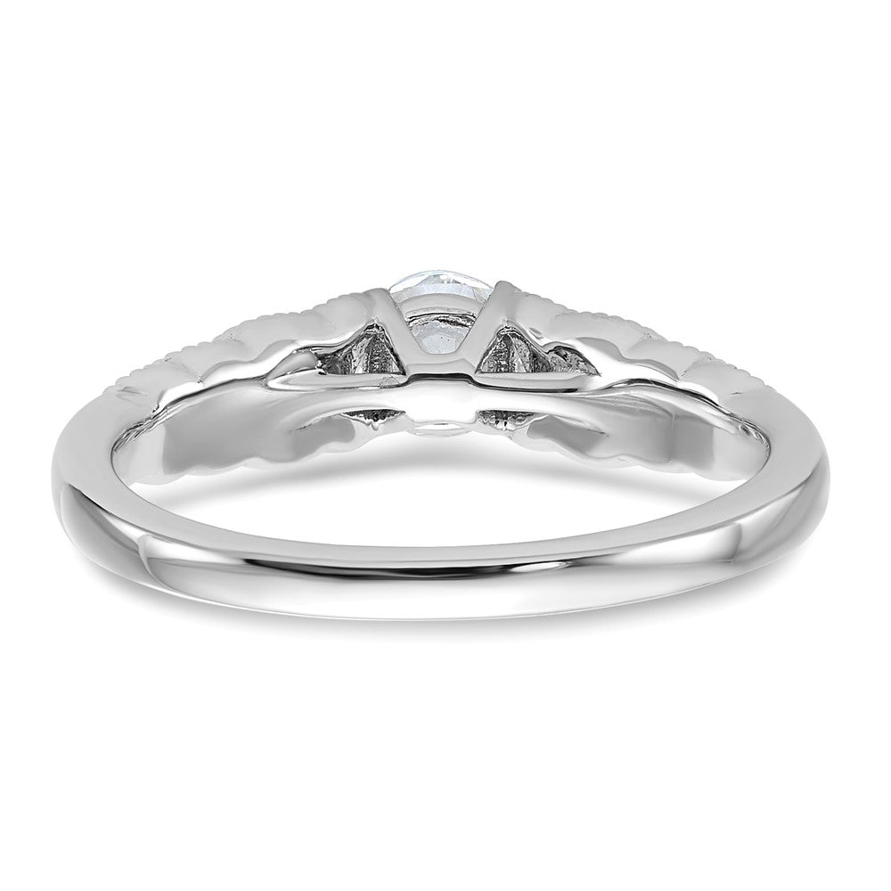 14K Weißgold Verlobungsring mit Diamant aus dem Labor, VS/SI+ G+