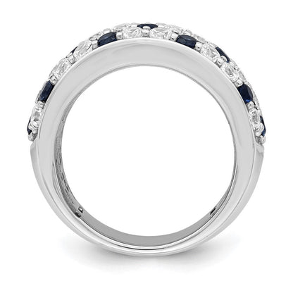 14K Weißgold True Origin 1 1/2 Karat Im Labor Gezüchtet Diamant Vs Def Und.85 Blau Saphir Mode Ring