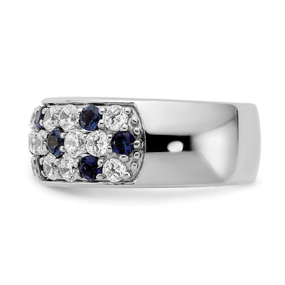 14K Weißgold True Origin 1 1/2 Karat Im Labor Gezüchtet Diamant Vs Def Und.85 Blau Saphir Mode Ring