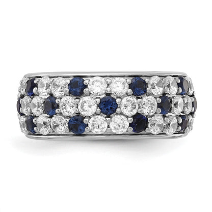 14K Weißgold True Origin 1 1/2 Karat Im Labor Gezüchtet Diamant Vs Def Und.85 Blau Saphir Mode Ring