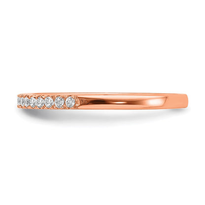 Pure Serenity 14K Roségold Ehering mit 0,17 ct. laborgezüchteten Diamanten VS/SI+ G+