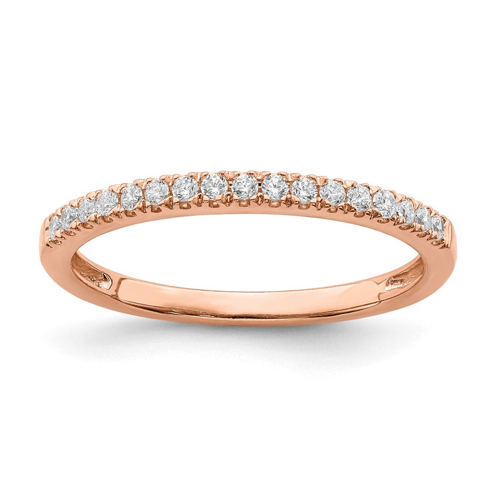 Pure Serenity 14K Roségold Ehering mit 0,17 ct. laborgezüchteten Diamanten VS/SI+ G+
