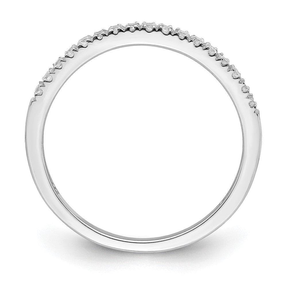 Pure Serenity 14K Weißgold Ehering mit 0,17 ct. im Labor gezüchteten Diamanten VS/SI