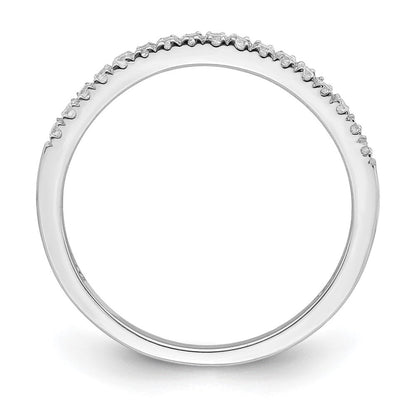 Pure Serenity 14K Weißgold Ehering mit 0,17 ct. im Labor gezüchteten Diamanten VS/SI