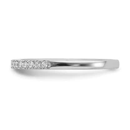 Pure Serenity 14K Weißgold Ehering mit 0,17 ct. im Labor gezüchteten Diamanten VS/SI
