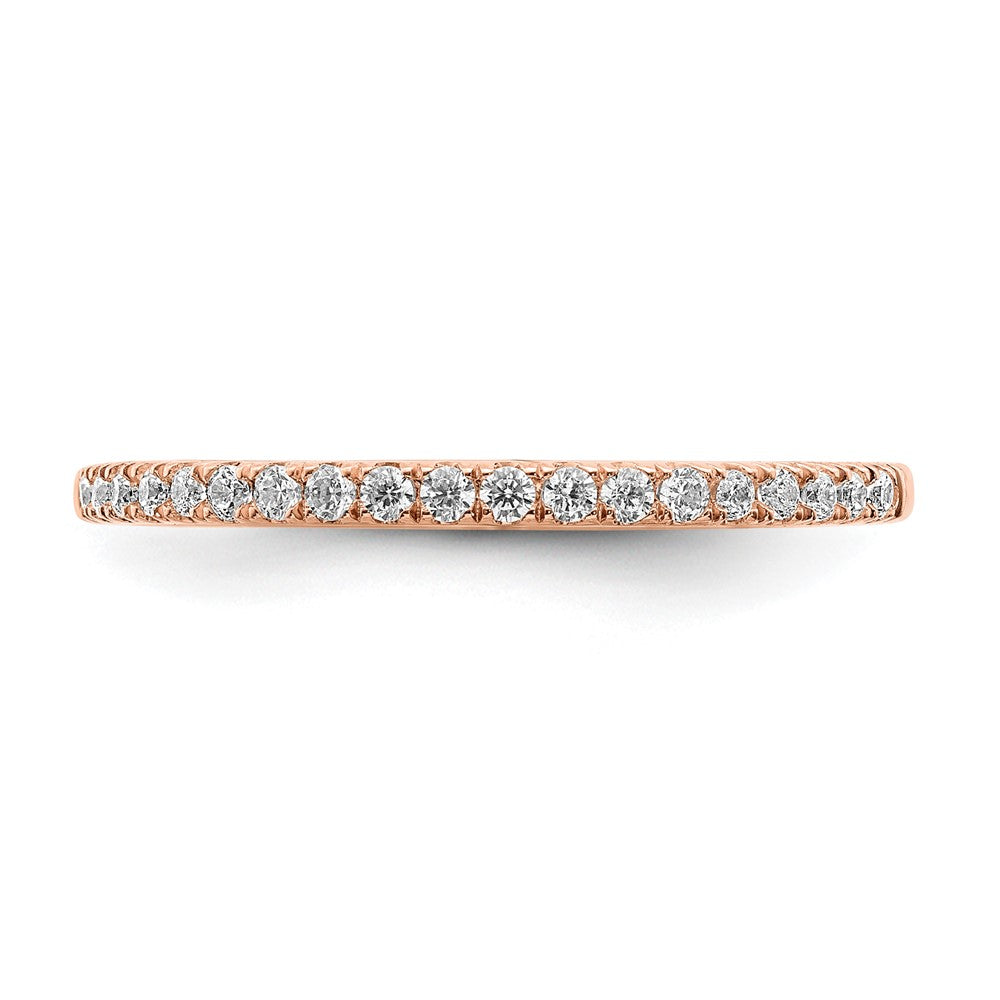 Pure Serenity 14K Roségold Ehering mit 0,17 ct. Laborgezüchteten Diamanten, VS/SI+ G+