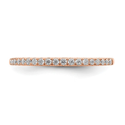 Pure Serenity 14K Roségold Ehering mit 0,17 ct. Laborgezüchteten Diamanten, VS/SI+ G+