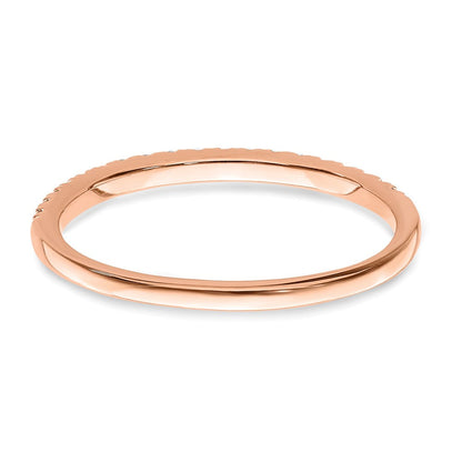 Pure Serenity 14K Roségold Ehering mit 0,17 ct. Laborgezüchteten Diamanten, VS/SI+ G+