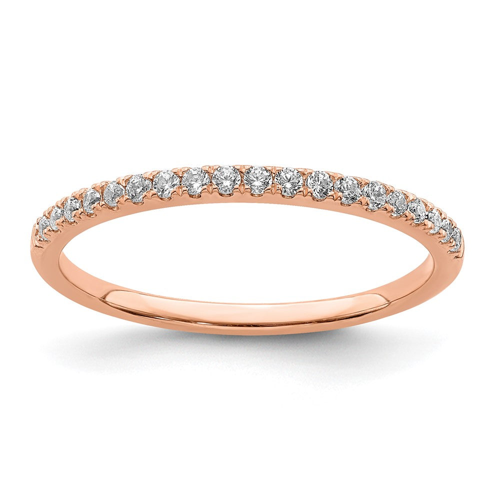 Pure Serenity 14K Roségold Ehering mit 0,17 ct. Laborgezüchteten Diamanten, VS/SI+ G+