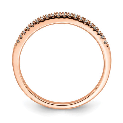 Pure Serenity 14K Roségold Ehering mit 0,07 ct. Laborgezüchtetem Diamant VS/SI+ G+