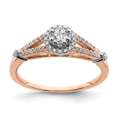 10K Roségold Hochzeit Set Use Rm6382b 0r & Rm6382e 036 0raa