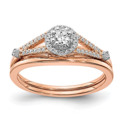 10K Roségold Hochzeit Set Use Rm6382b 0r & Rm6382e 036 0raa