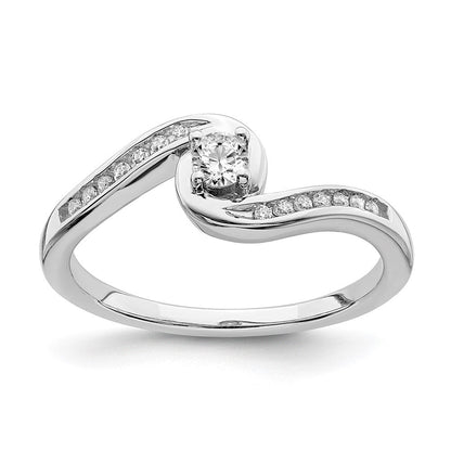 10K Weißgold Hochzeit Set Use Rm6383b 002 0waa & Rm6383e 018