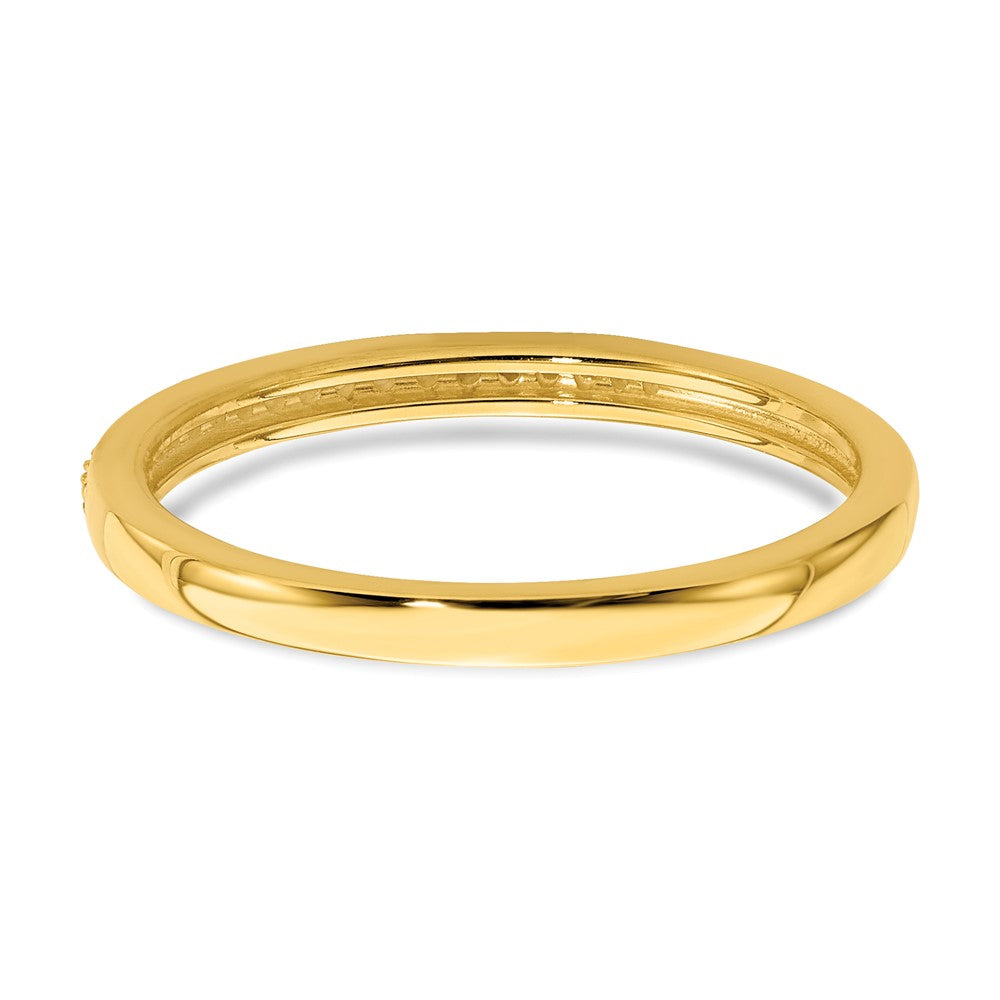 10K Gelbgold Ehering mit 0,067 ct. laborgezüchteten Diamanten VS/SI+ G+, komplett