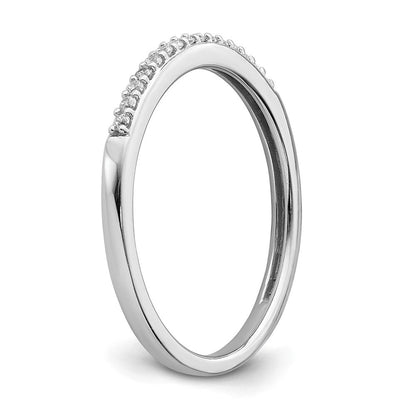 10K Weißgold Ehering mit 0,10 ct. laborgezüchtetem Diamant VS/SI+ G+