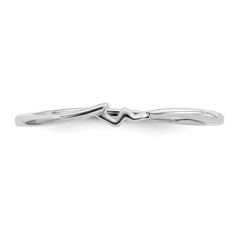 14K Weißgold Ring, passend