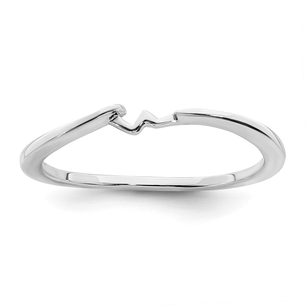 14K Weißgold Ring, passend