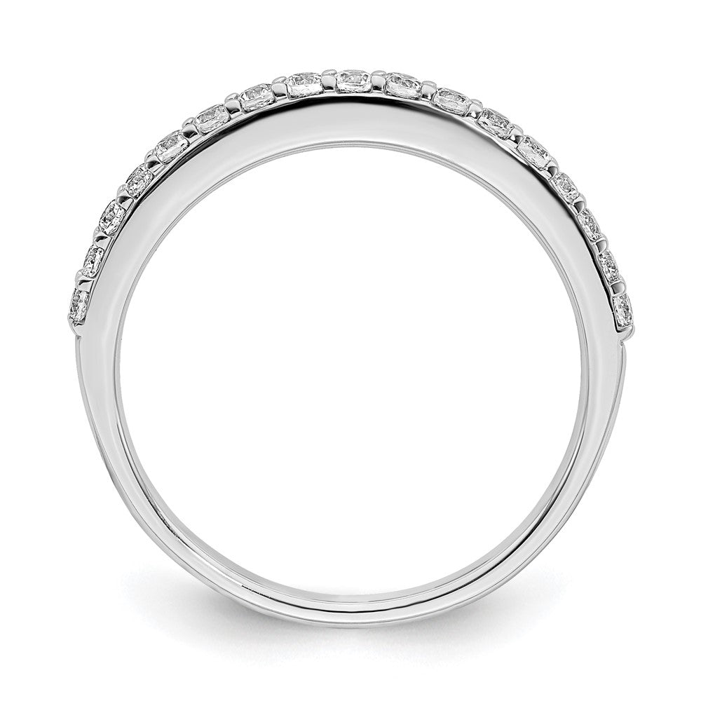 14K Weißgold Echtdiamantring