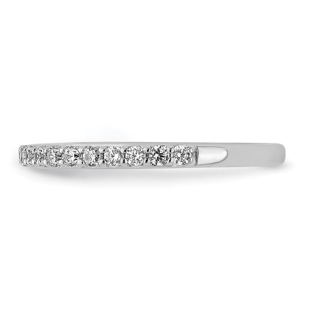 14K Weißgold Echtdiamantring