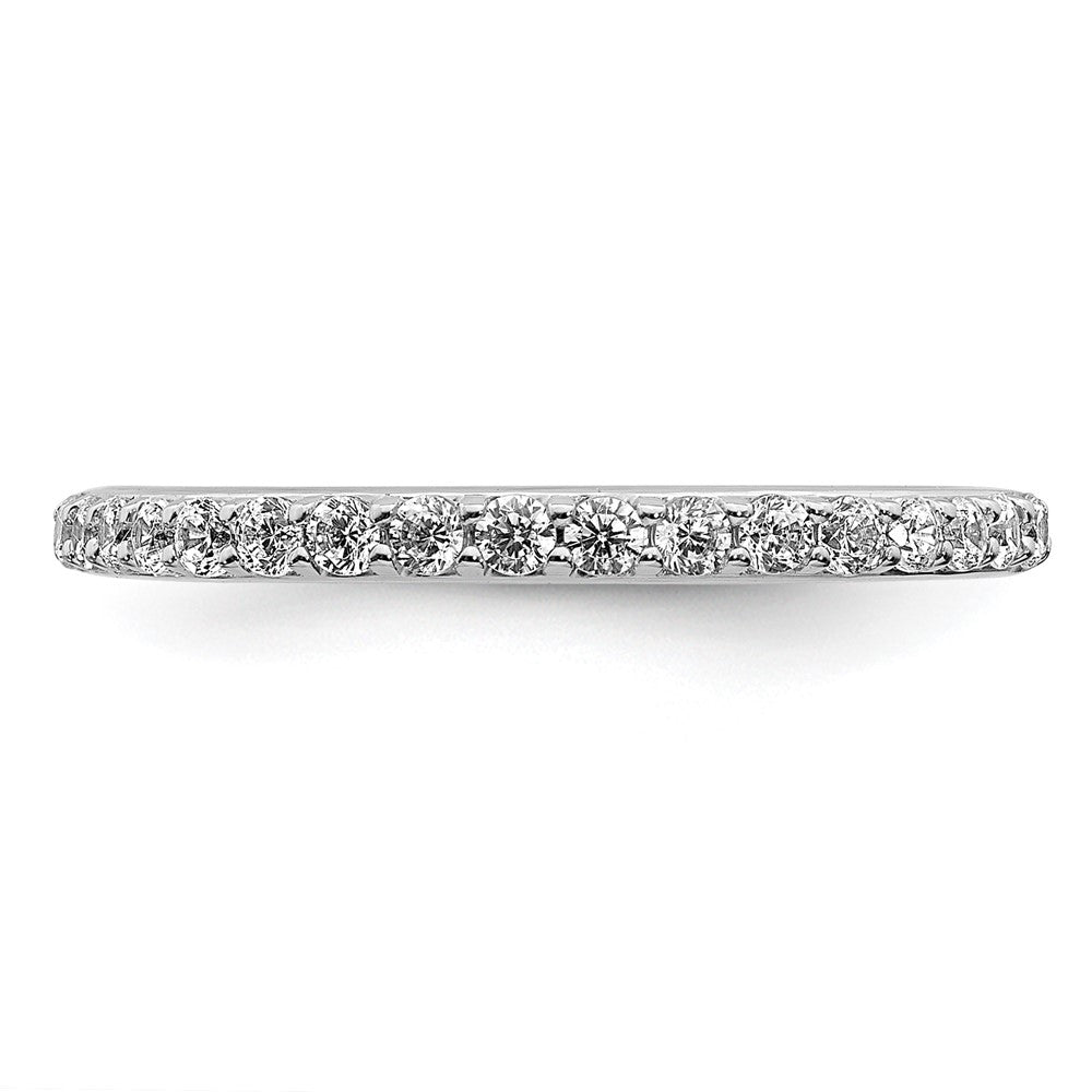14K Weißgold Echtdiamantring