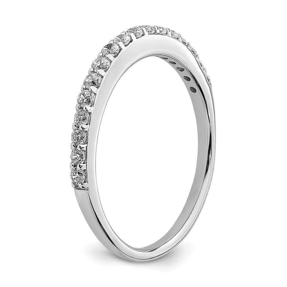 14K Weißgold Echtdiamantring