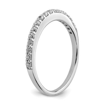 14K Weißgold Echtdiamantring