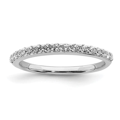 14K Weißgold Echtdiamantring