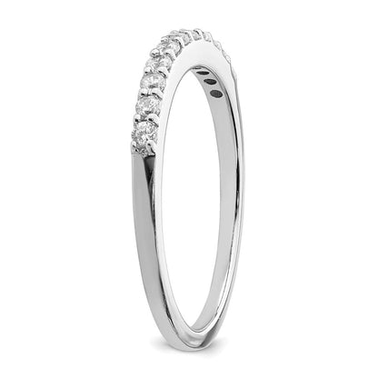 14K Weißgold Ring mit echten Diamanten