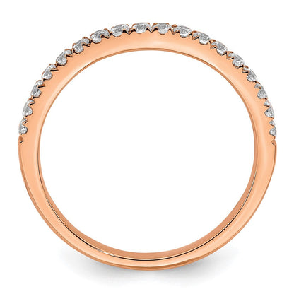 10K Roségold Ehering mit 0,33 ct. Labordiamant, VS/SI+ G+