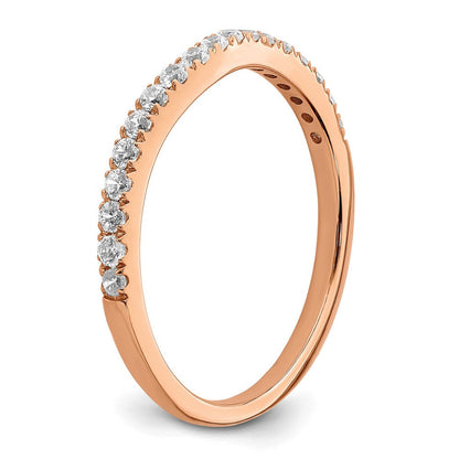10K Roségold Ehering mit 0,33 ct. Labordiamant, VS/SI+ G+