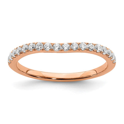 10K Roségold Ehering mit 0,33 ct. Labordiamant, VS/SI+ G+