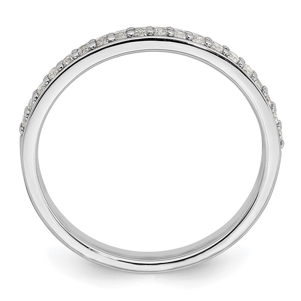 Ehering aus 10K Weißgold mit 0,2 ct. im Labor gezüchteten Diamanten VS/SI+ G+