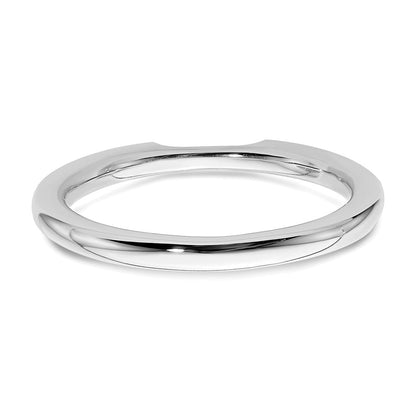 585 Weißgold Ehering mit echten Diamanten