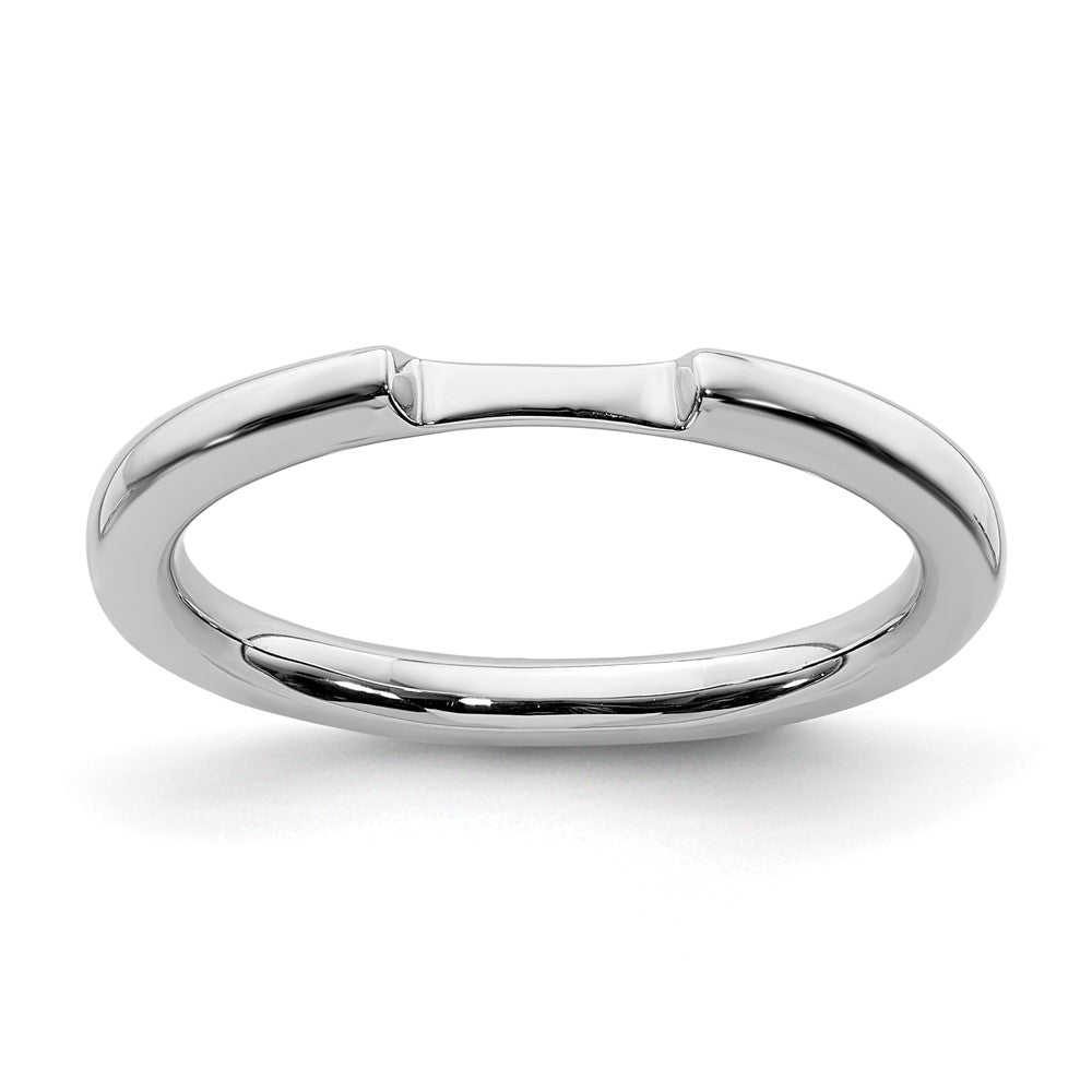 585 Weißgold Ehering mit echten Diamanten