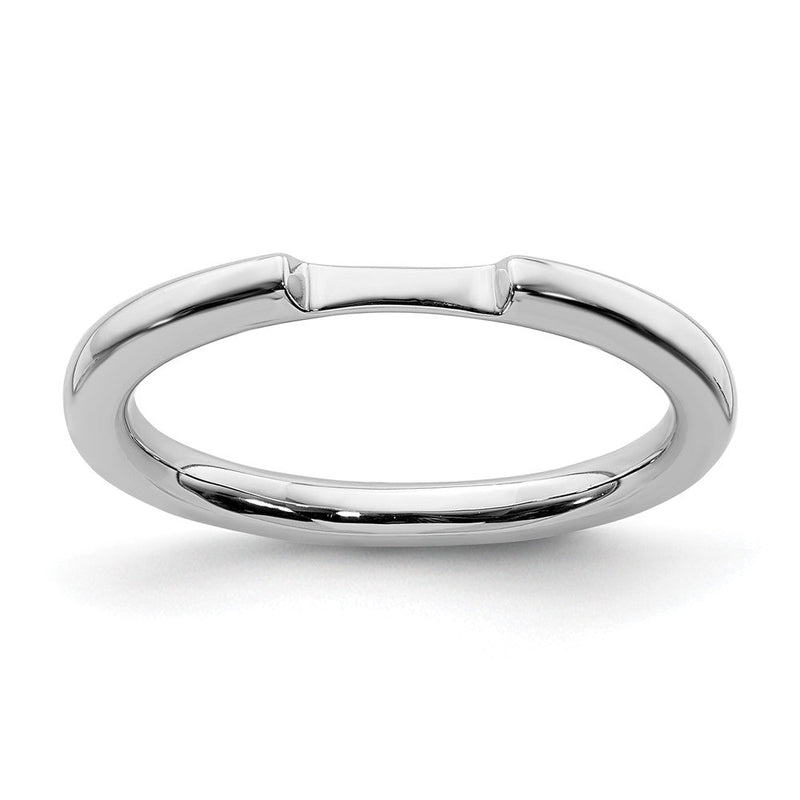 585 Weißgold Ehering mit echten Diamanten