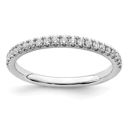 14K Weißgold Ehering mit 0,25 ct. Laborgezüchteten Diamanten VS/SI+ G+