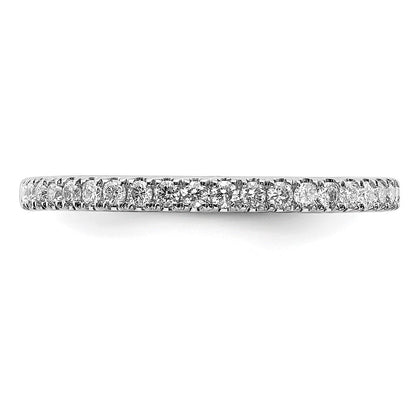 14K Weißgold Ehering mit 0,25 ct. Laborgezüchteten Diamanten VS/SI+ G+