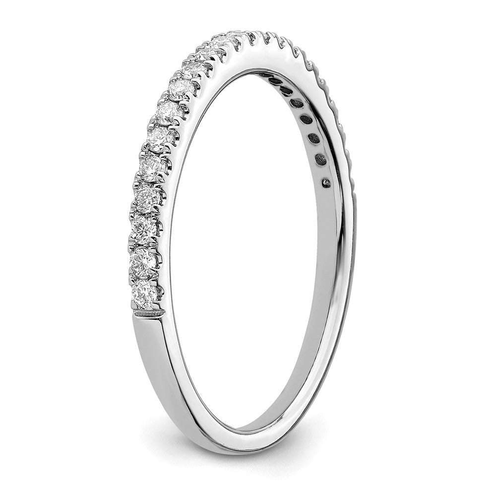14K Weißgold Ehering mit 0,25 ct. Labor-Diamanten VS/SI+ G+