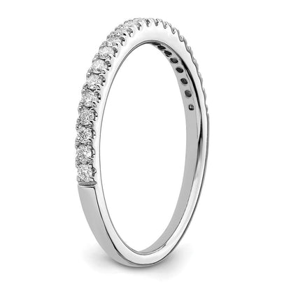 14K Weißgold Ehering mit 0,25 ct. Labor-Diamanten VS/SI+ G+